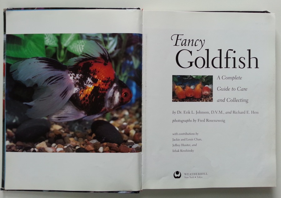 Fancy Goldfish: A complete guide to care and collecting title page.